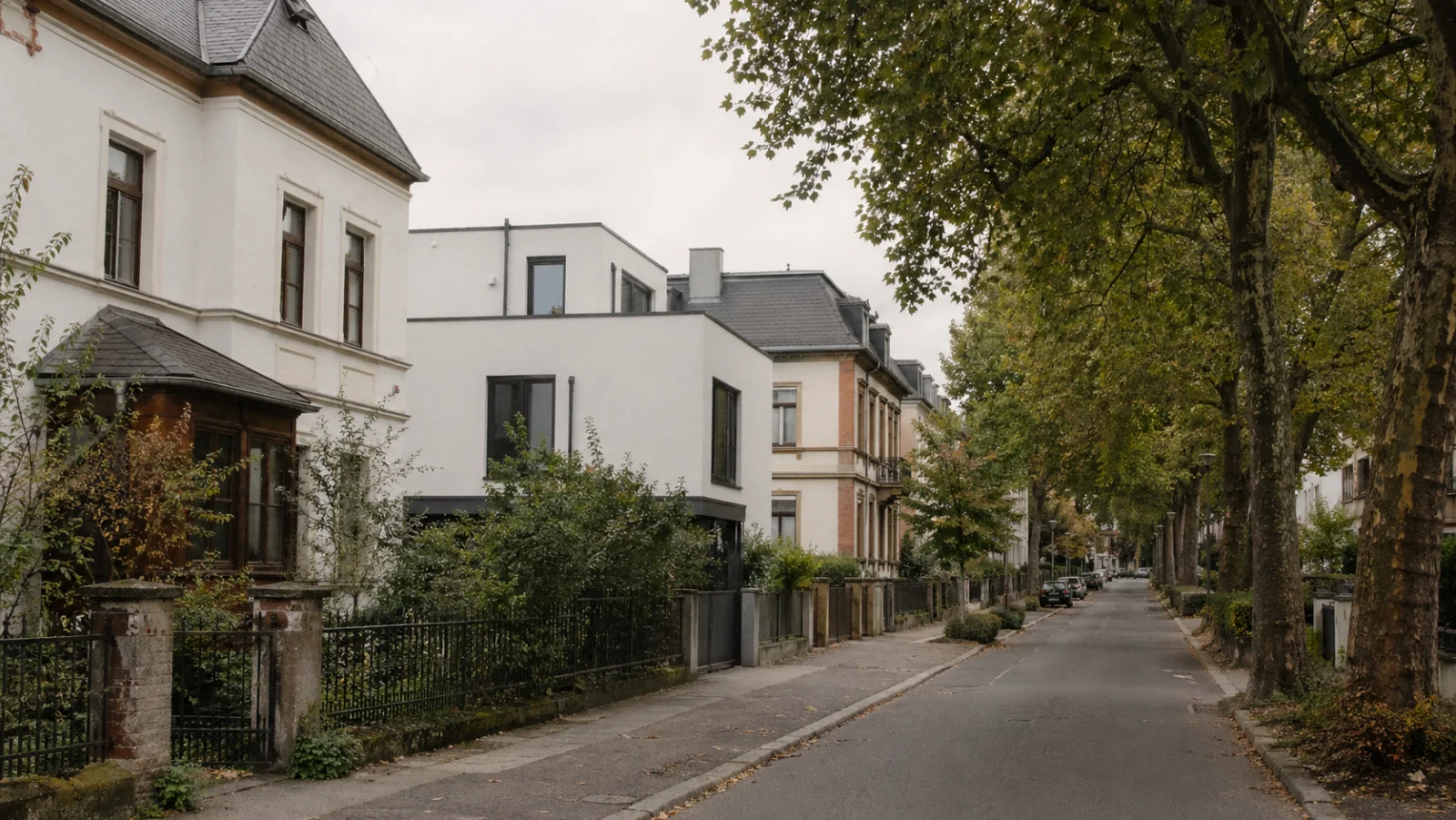 Frankfurter Wohngegend - Bauförderung Hessen