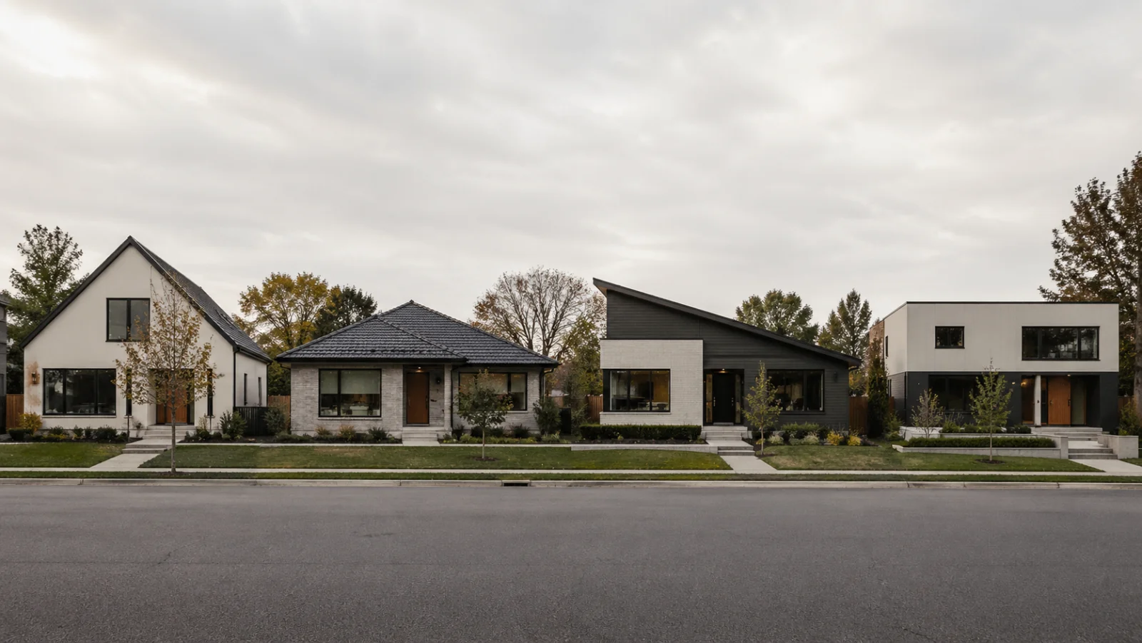 Einfamilienhaus mit klassischem Satteldach - Dachformen Vergleich