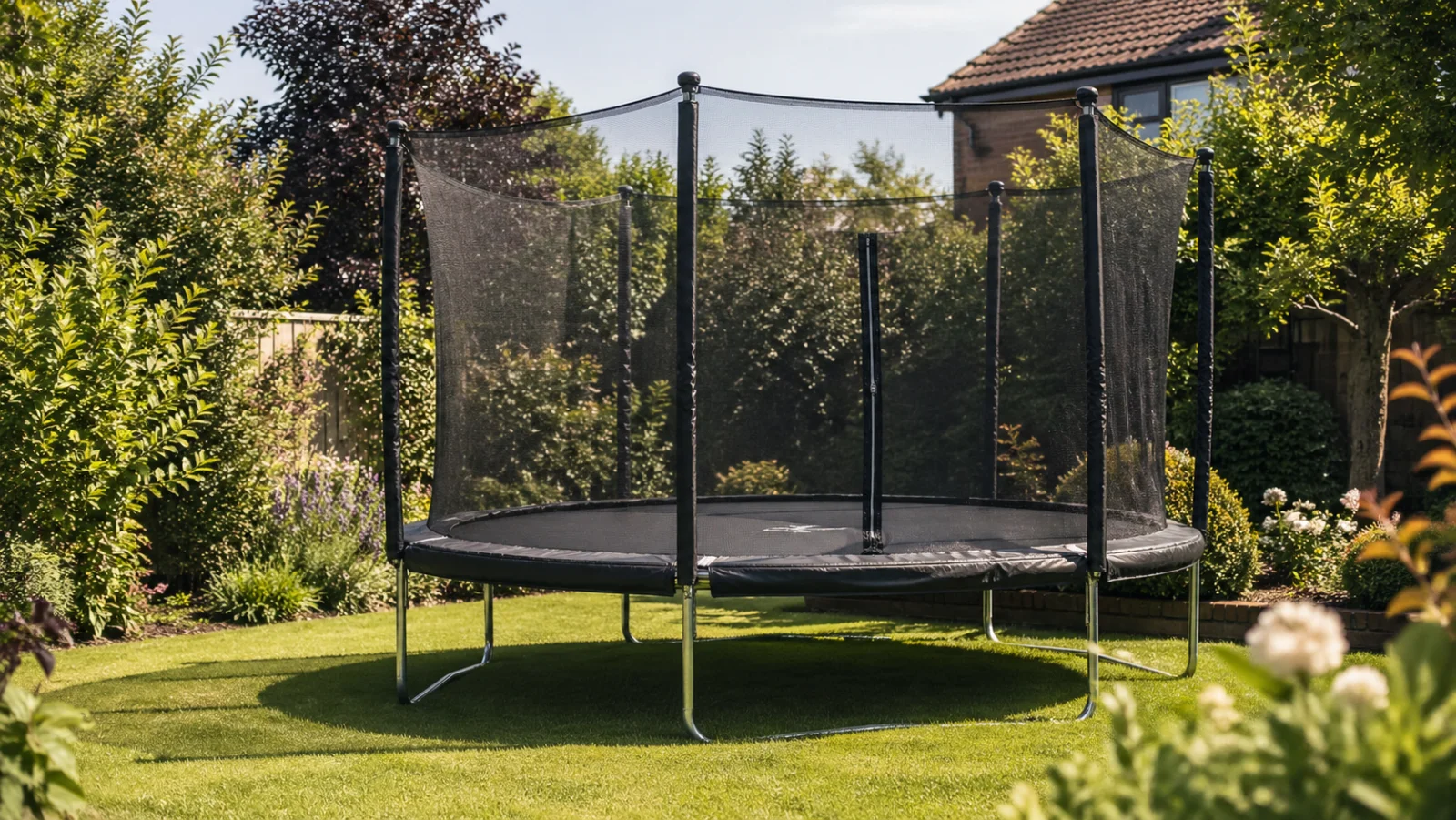Trampolin Garten