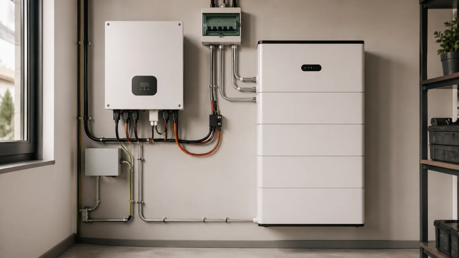 Wärmepumpe an Hauswand mit Preisschild und Förderschein - Kosten 2026